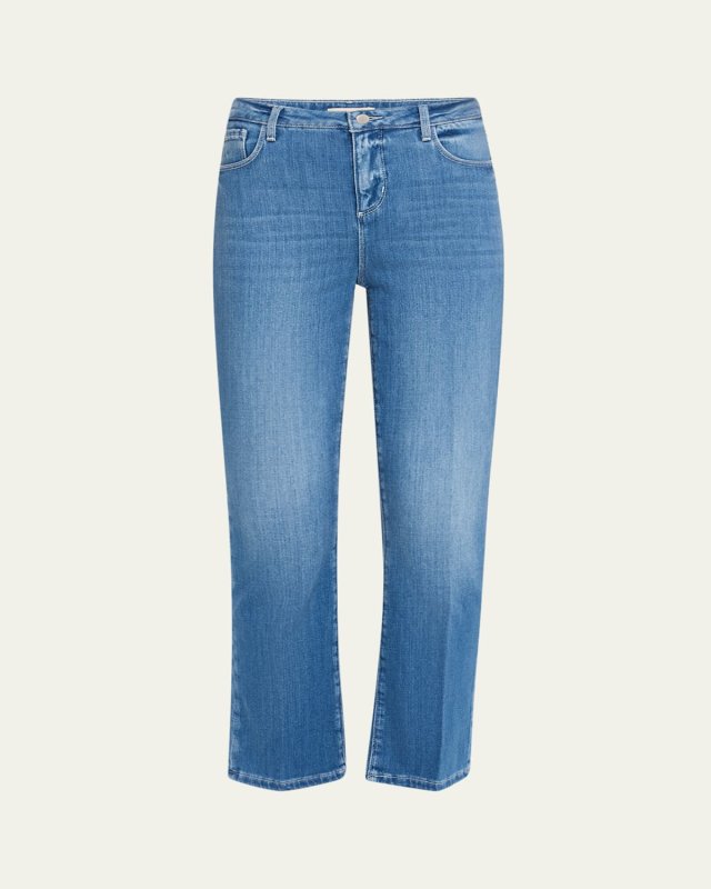 Tati High-Rise Crop Micro Bootcut Jeans